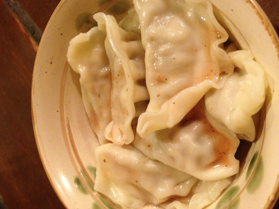 醤道特製オリジナル水餃子320円 